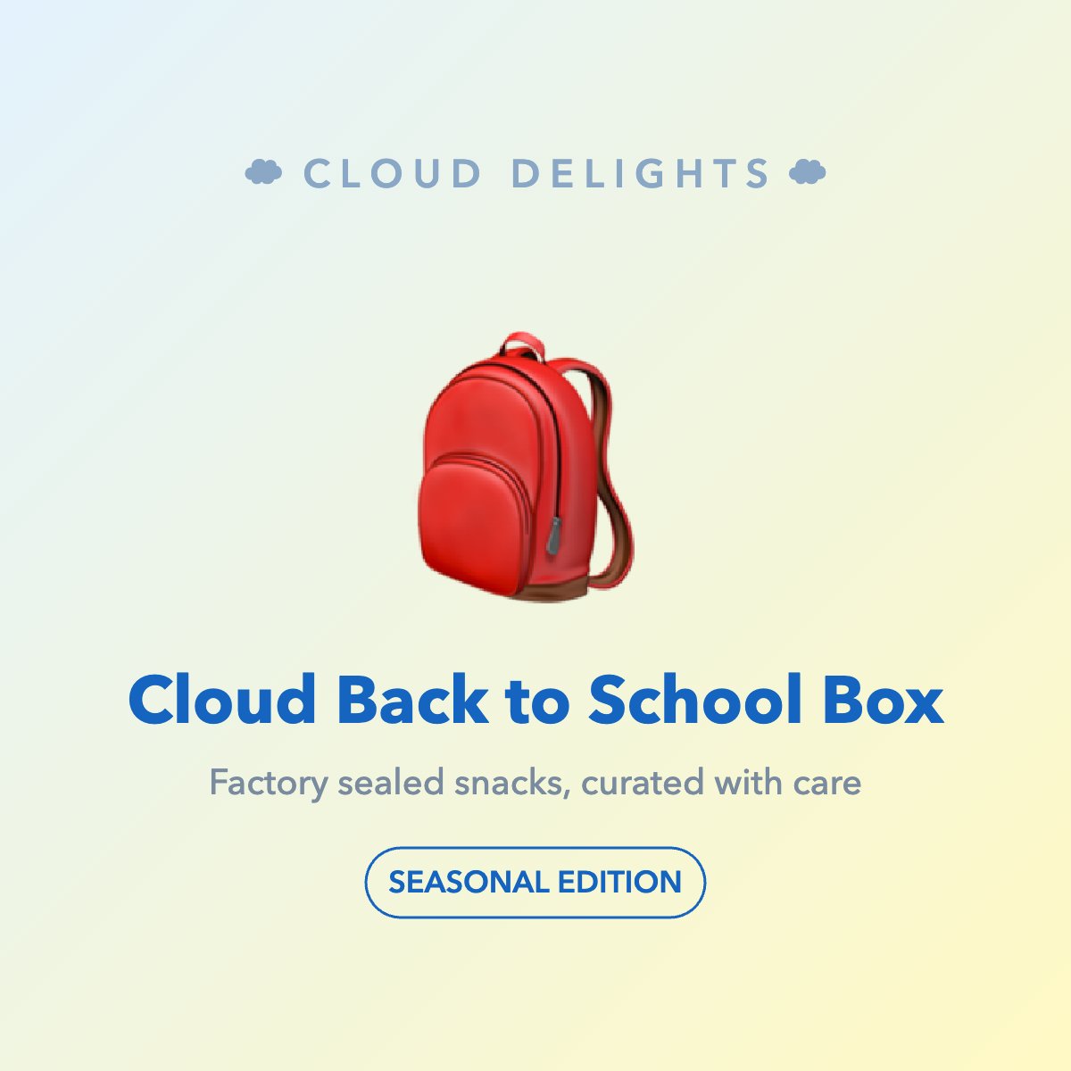 Cloud Back to School Box