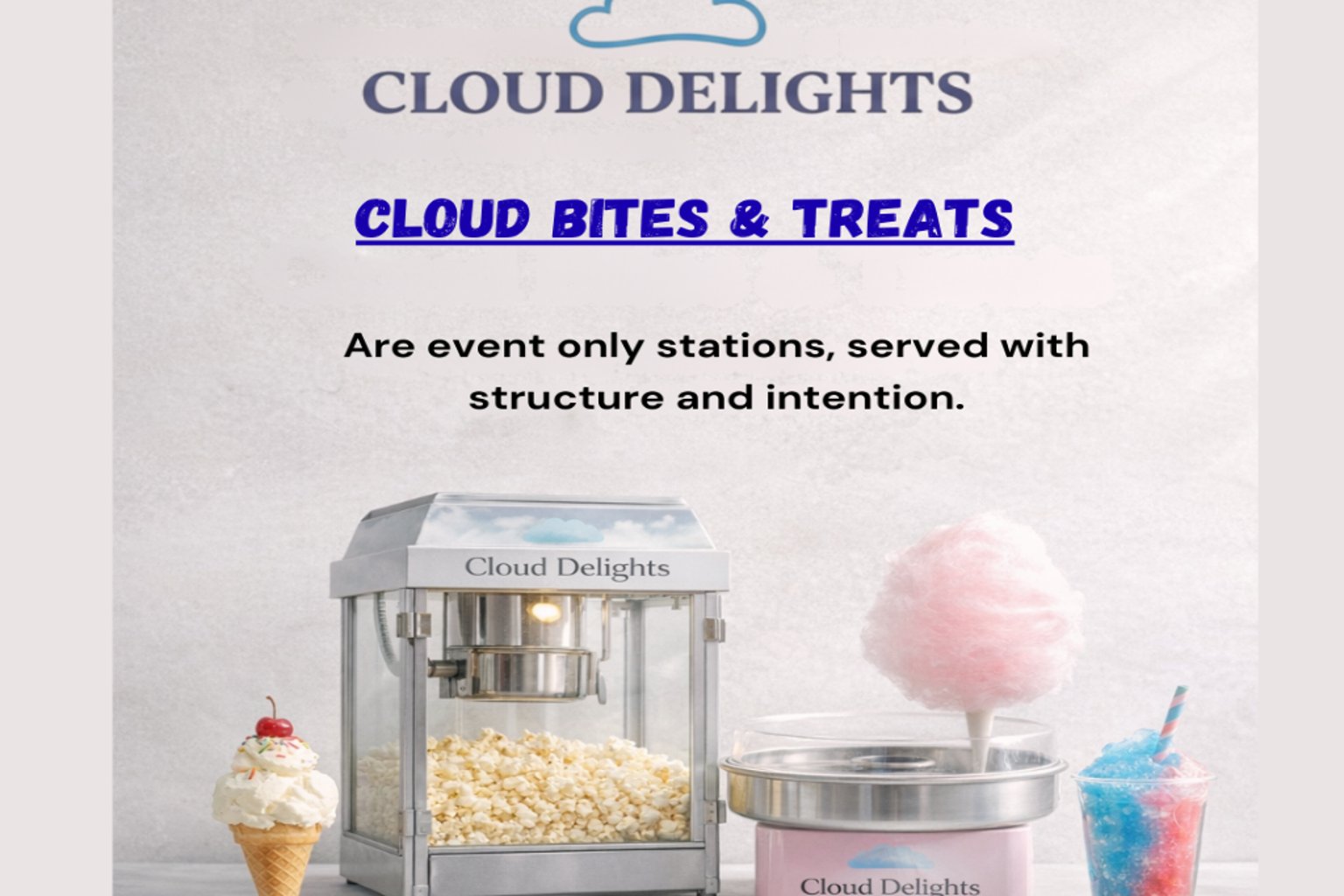 Cloud Bites & Treats — Event Service