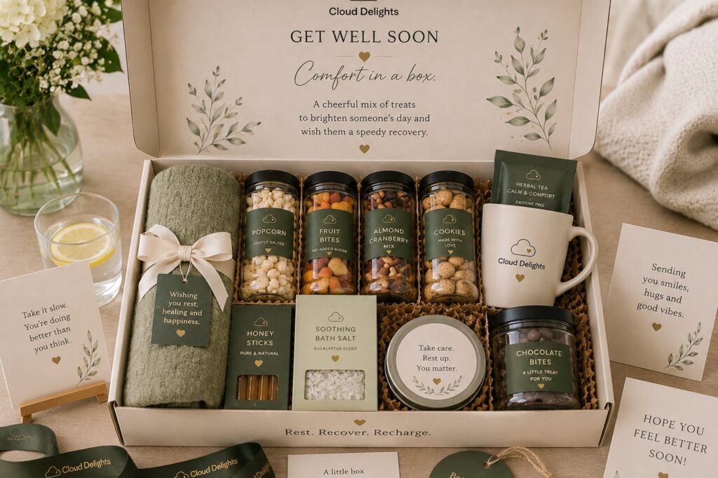Cloud Get Well Soon Box