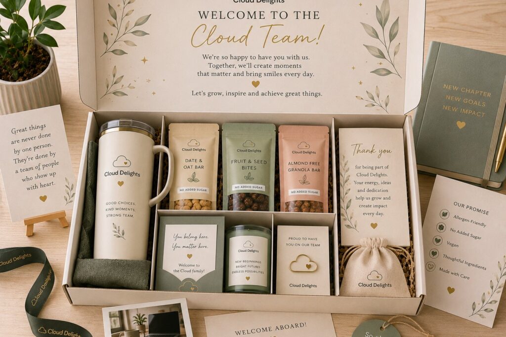 Cloud Welcome Employee Box